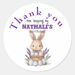 Adesivo Redondo Adorável Aniversário De Boca