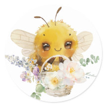 Adorável Bee Stickers