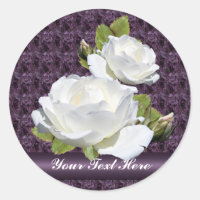 Adorável colagem de rosas brancas