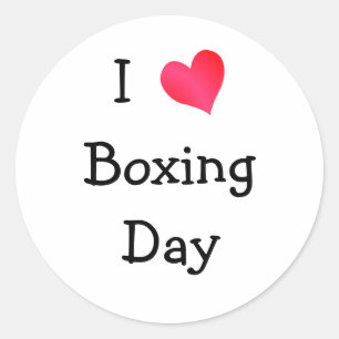 Adesivo Redondo Adoro Boxing Day