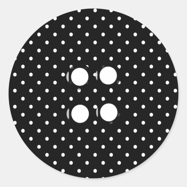 Adesivo Redondo Adoro costurar - SRF (Frente)