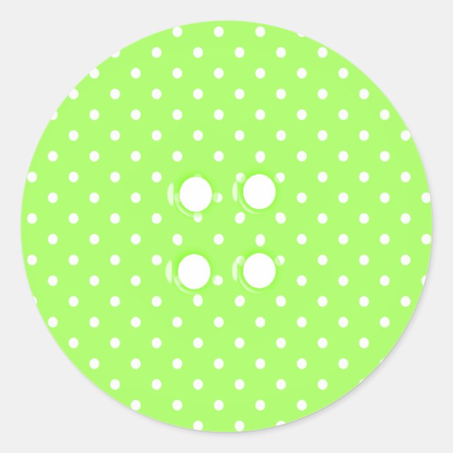 Adesivo Redondo Adoro costurar - SRF (Frente)