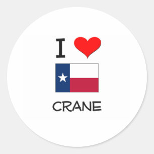 Adesivo Redondo Adoro Crane Texas