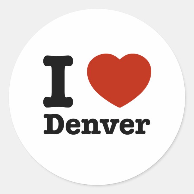 Adesivo Redondo Adoro denver (Frente)