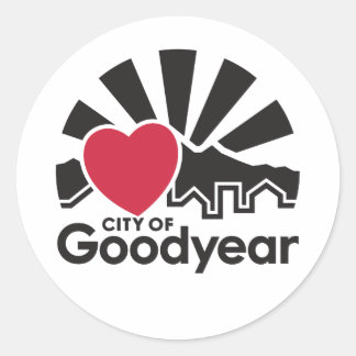 Adesivo Redondo Adoro Folha de Vedante Goodyear