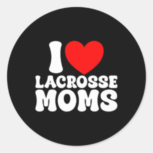 Adesivo Redondo Adoro Lacrosse Mães Hearny Lax Lacrosse Quente