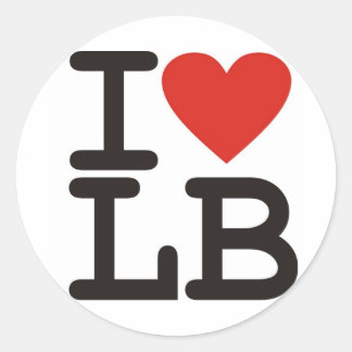 Adesivo Redondo Adoro LB Sticker