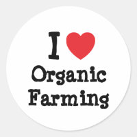 Adoro o coração da Agricultura Orgânica personaliz