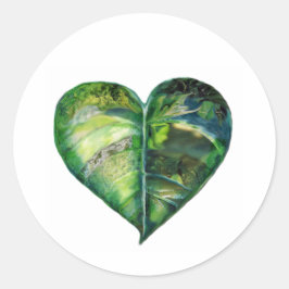 Adesivo Redondo Adoro o Green Sticker