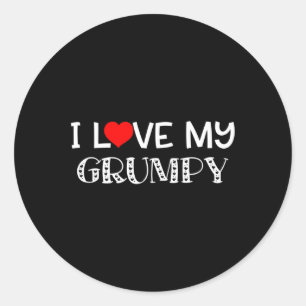 Adesivo Redondo Adoro O Meu Presente Excelente De Dia de os pais D