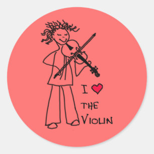 Adesivo Redondo Adoro o Rosa de Violino para o site Violin