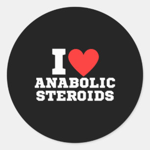 Adesivo Redondo Adoro Tren Anaboloids Engraçado Gym
