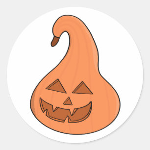 Adesivo Redondo Adorobale Pumpkin