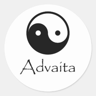 Adesivo Redondo Advaita Yin e Yang
