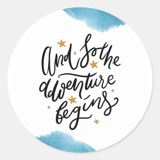 Adesivo Redondo Adventure (Frente)