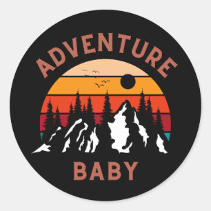 Adesivo Redondo Adventure Baby