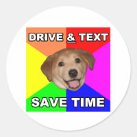Advice Dog diz: Drive & Text