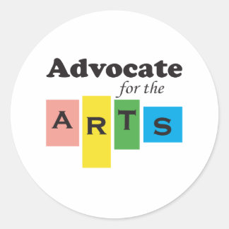 Adesivo Redondo Advocate para as Artes