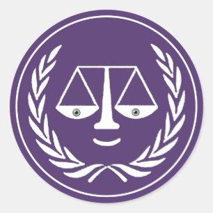 Adesivo Redondo Advogado Escala da Justiça
