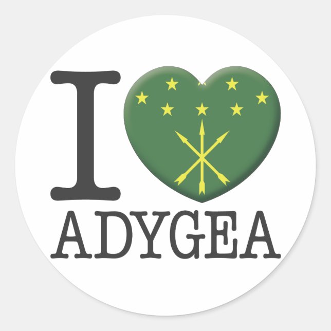 Adesivo Redondo Adygea (Frente)