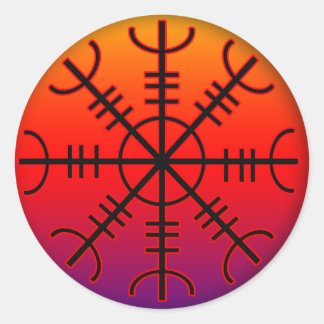 Adesivo Redondo aegishjalmur