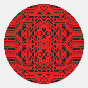 Adesivo Redondo Aeon de néon 12