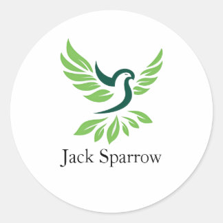 Adesivo Redondo Aesthetic Minimal Sticker