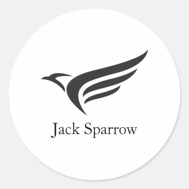 Adesivo Redondo Aesthetic Minimal Sticker (Frente)