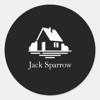 Adesivo Redondo Aesthetic Minimal Sticker