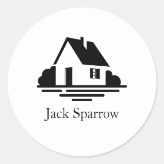 Adesivo Redondo Aesthetic Minimal Sticker