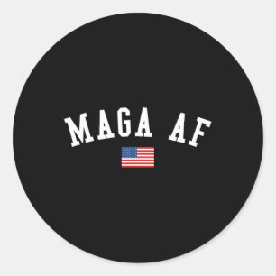 Adesivo Redondo Af Shirt Trump 2024 Republicano Retome América 2