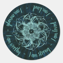 Afirmações positivas Mandala