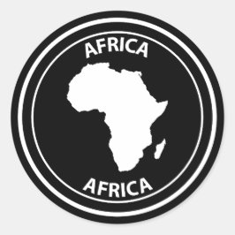 Adesivo Redondo Africa