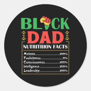 Adesivo Redondo África Nutrição Negra Fala Melanina Consciente
