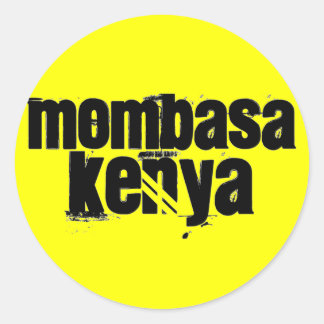 Adesivo Redondo Africankoko Custom Mombasa, Quênia