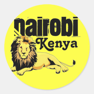 Adesivo Redondo Africankoko Custom Nairobi, Quênia