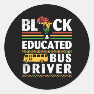 Adesivo Redondo Africanos Negros História Mês Preto E Educado