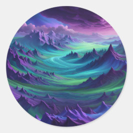 Adesivo Redondo After The Storm, Color Remains -