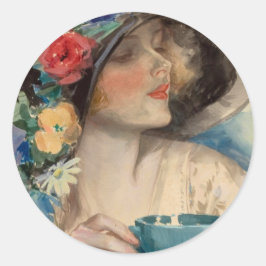 Adesivo Redondo Afternoon Tea - Harrison Fisher