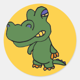 Adesivo Redondo AG- Alligator Sticker
