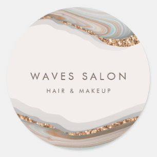 Adesivo Redondo Ágata de Mármore Pedra