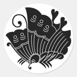 Adesivo Redondo Ageha Butterfly