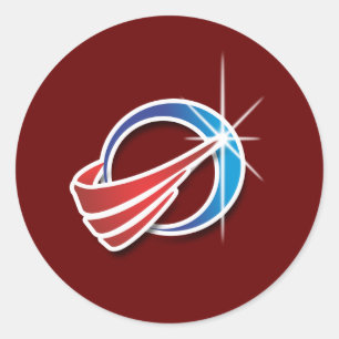 Adesivo Redondo Agência de Defesa dos Mísseis