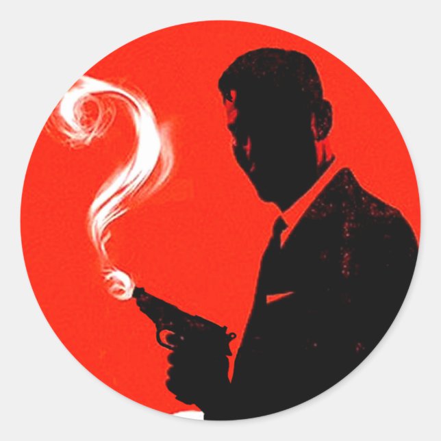 Adesivo Redondo Agente Secret (Frente)