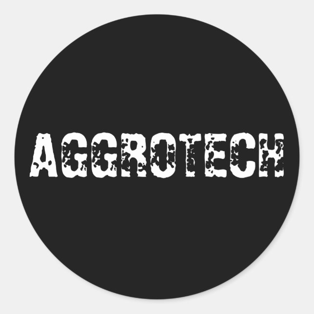 Adesivo Redondo Aggrotech Stickers (Frente)