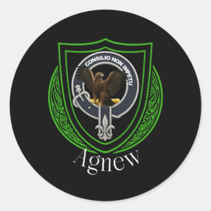 Adesivo Redondo Agnew Scottish Clan Crest