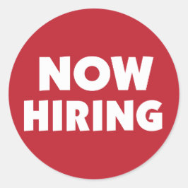 Adesivo Redondo Agora a Consertar