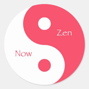Adesivo Redondo Agora & Zen Magenta