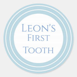 Adesivo Redondo Agra Hadig - Primeiro dente personalizável