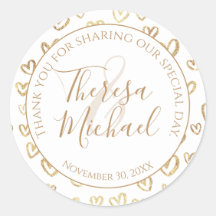 Agradecimento casamento